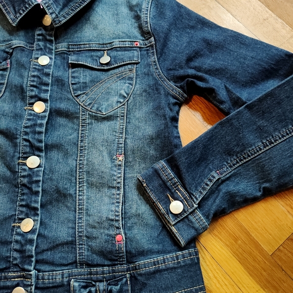Girls jean jacket size medium by Monte Carlo Polo and Jockey club - Picture 4 of 6